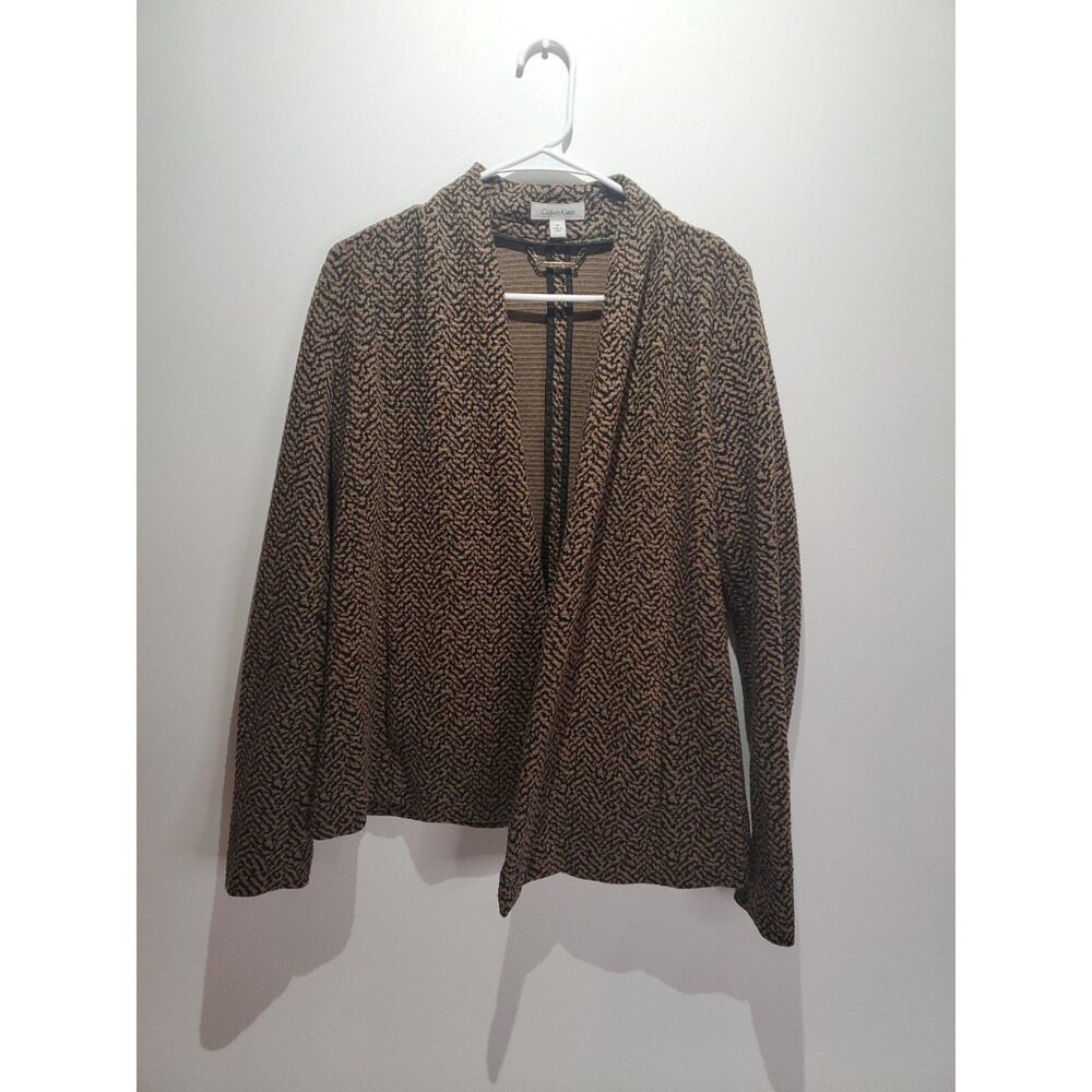 Calvin‎ Klein Women's Open Front Sweater Blazer, Size 10
